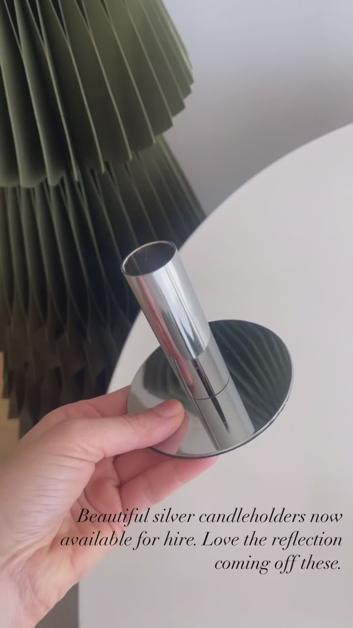 Silver Plated Candle Holder
